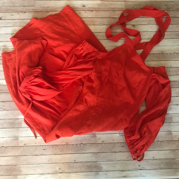 REJINA PYO Odella Halter Cold-Shoulder Midi Dress - Picture 3 of 7